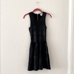 Parker Black Python Sleeveless Dress